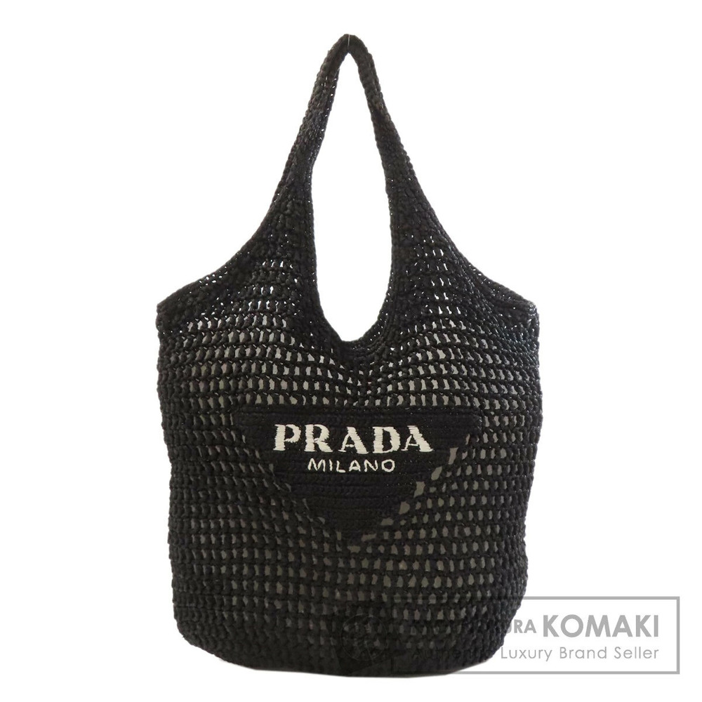 Prada crochet tote bag viscose